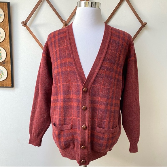 Burberry Other - Burberry Nova Check Lambswool Cardigan